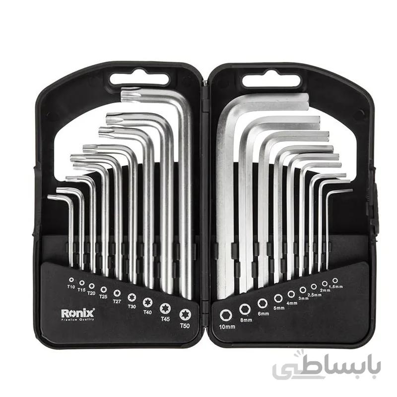 ست آچار آلن ۱۸ عددی Ronix RH-2051 ا Ronix RH-2051 Hex and Torx Key