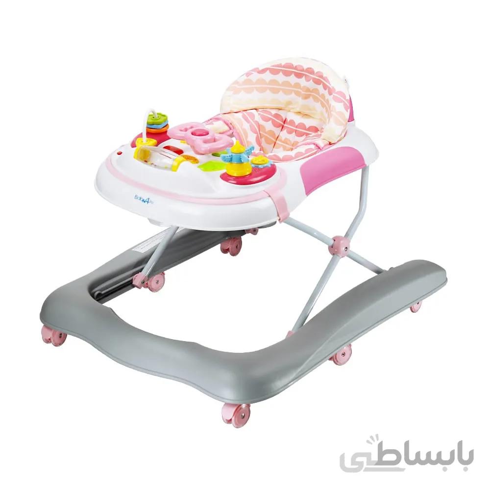 روروئک واکرشو پایه طوسی بیبی فورلایف Baby4life