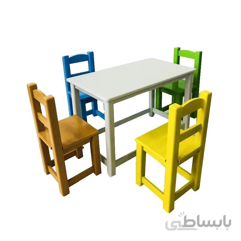 میز و صندلی چوبی کودک