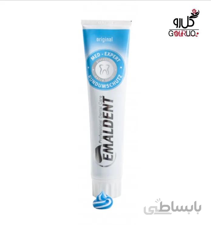 خمیر دندان ضد باکتری ایمالدنت EMALDENTمدل اورجینال125 میل