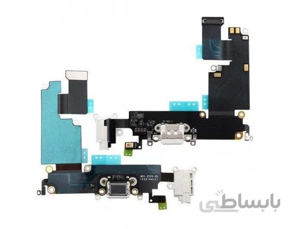 فلت شارژ و هندزفری و میکروفون آیفون 6G PLUS / IPHONE 6PLUS ا فلت شارژ و هندزفری و میکروفون آیفون6 پلاس