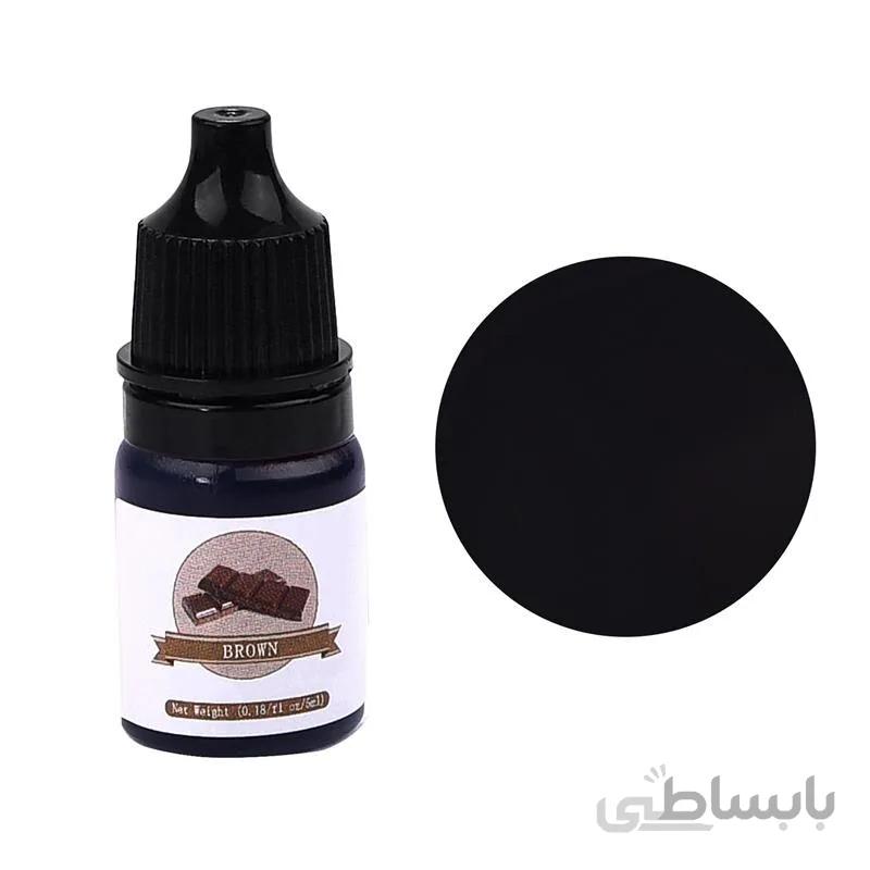 رنگ مایع شمع قهوه ای