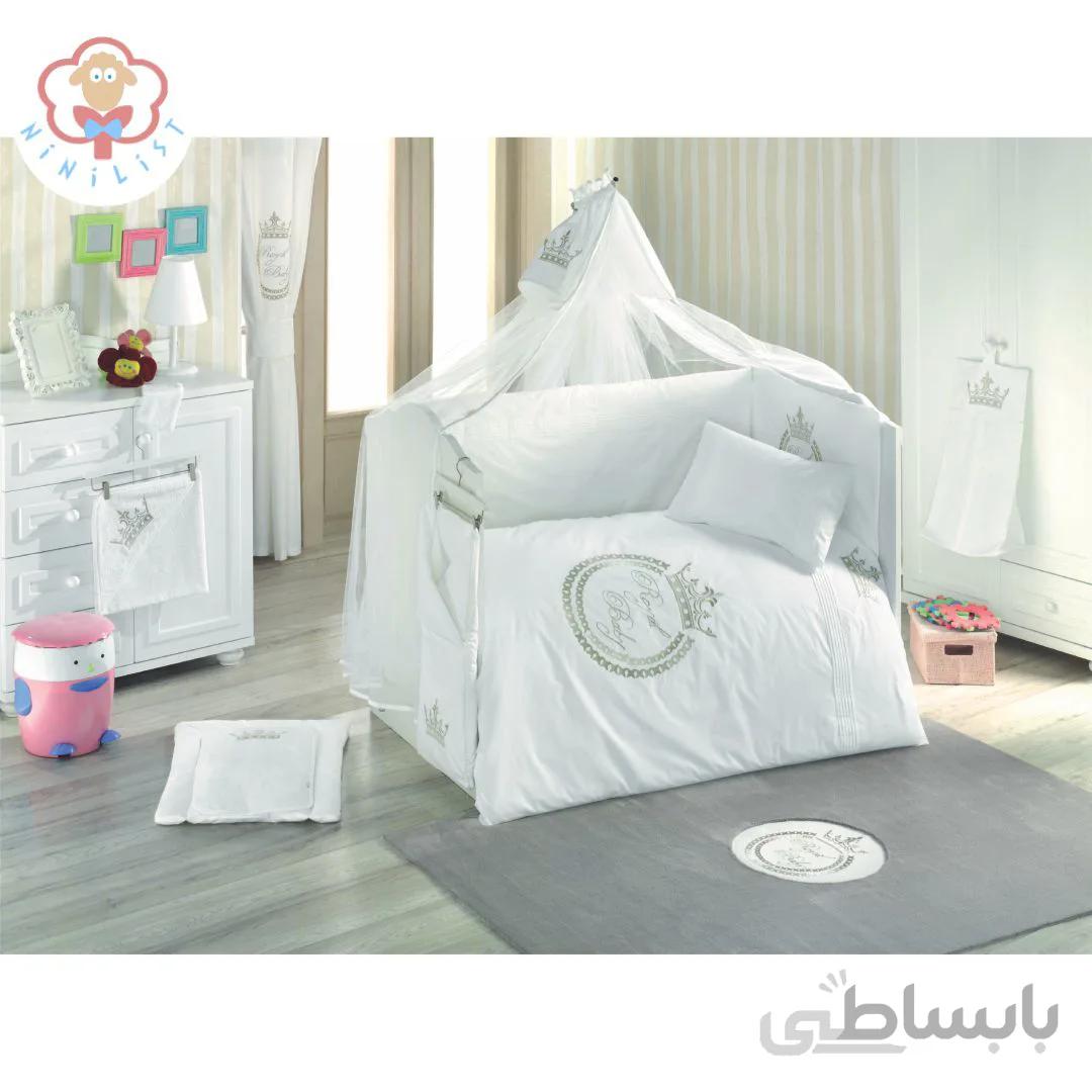 سرویس خواب Kidboo Royal White کیدبو ۹ تکه