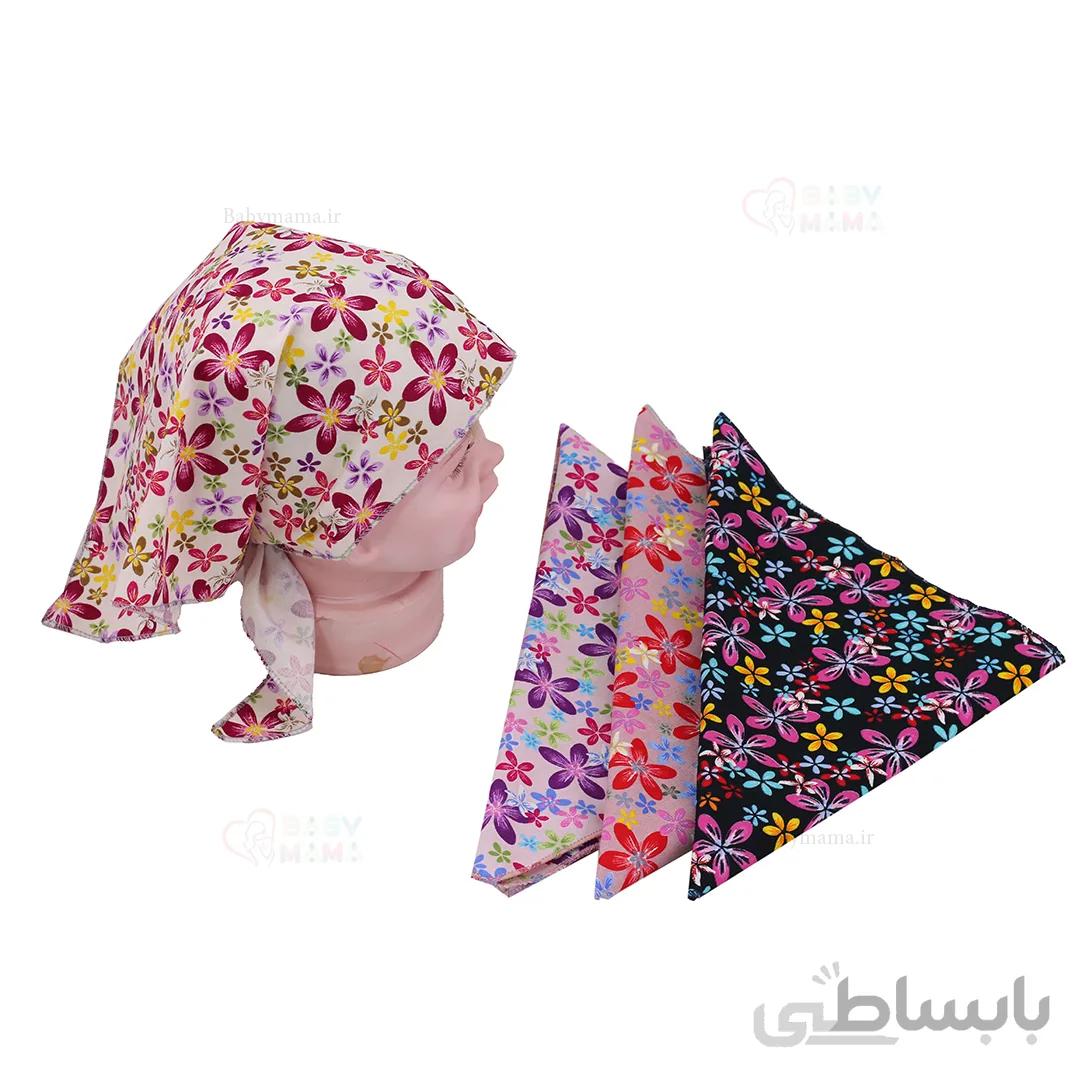 دستمال سر سه گوش رنگی امیر کوچولو