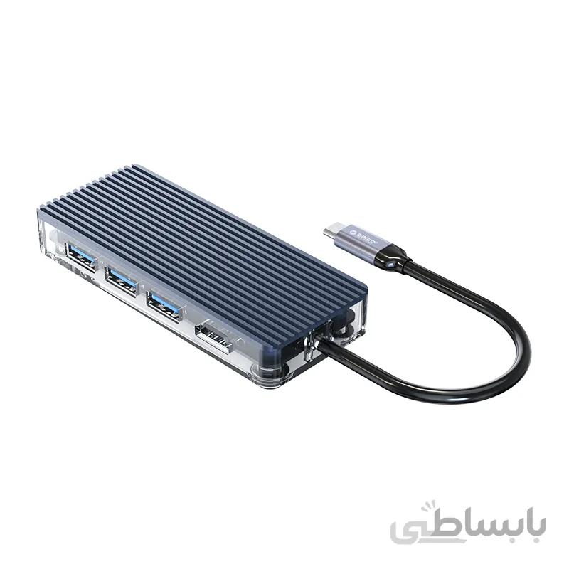 هاب 6 پورت Type-C شفاف ORICO WB-6RJ