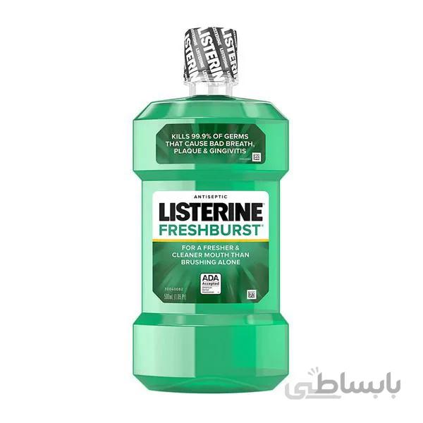 دهان شویه لیسترین مدل Fresh Burst حجم 500 میل