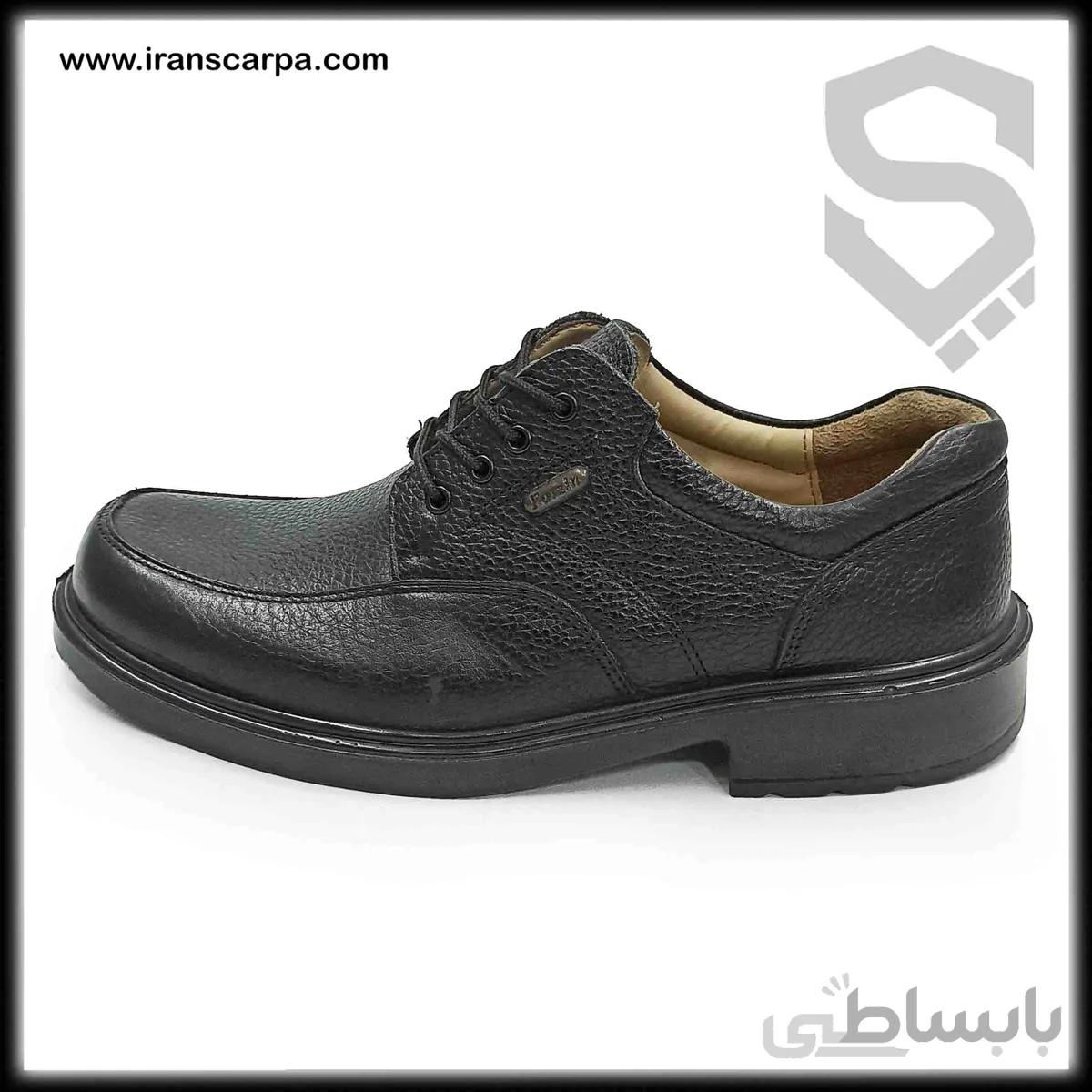 کفش چرم مردانه مدل ژسکا بندی