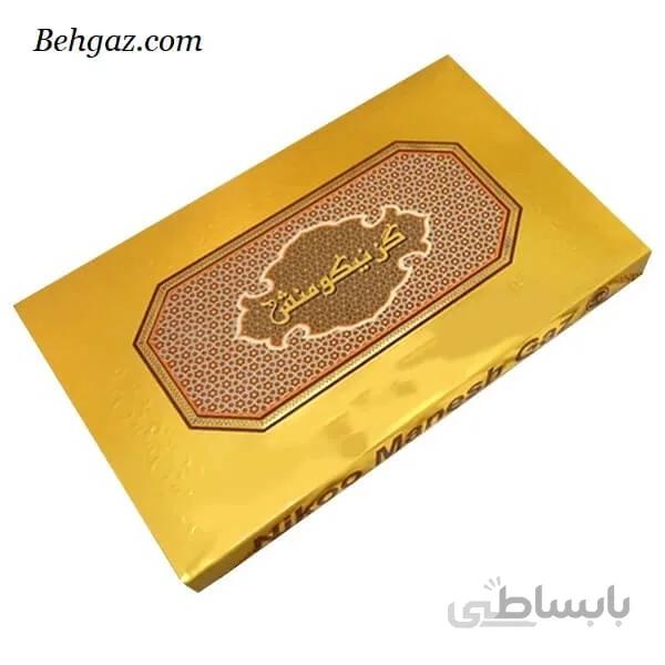 گز نیکو منش 28 درصد مغز پسته آردی – 350 گرم