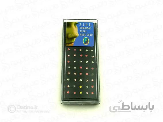 پیرسینگ بینی استیل عکس دار benli-p-36