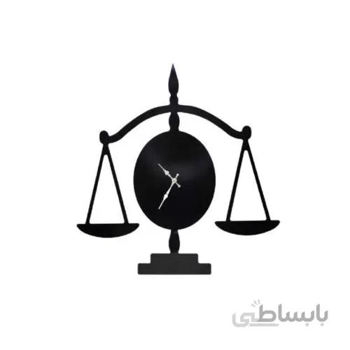 ساعت ترازوی عدالت ویژه دکور دفتر وکالت