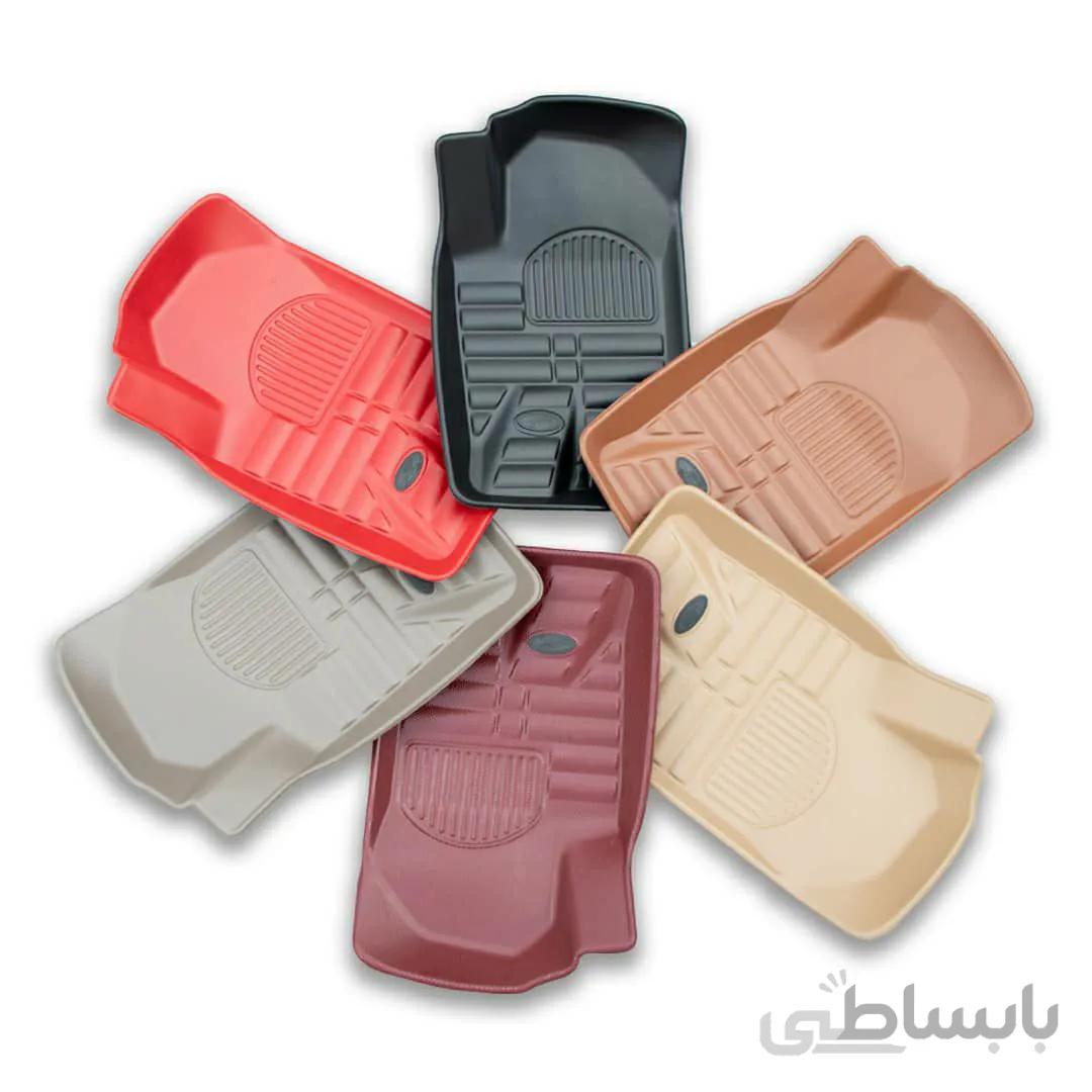 کفپوش سه بعدی چرم بابل پوشش مناسب خودرو پژو 405
