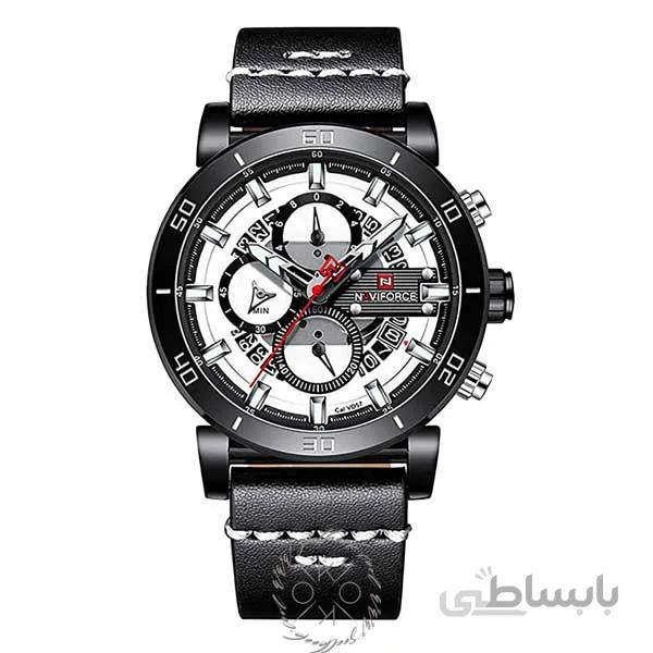 ساعت مچی مردانه نیوی فورس مدل NAVIFORCE NF9131 B/W/B