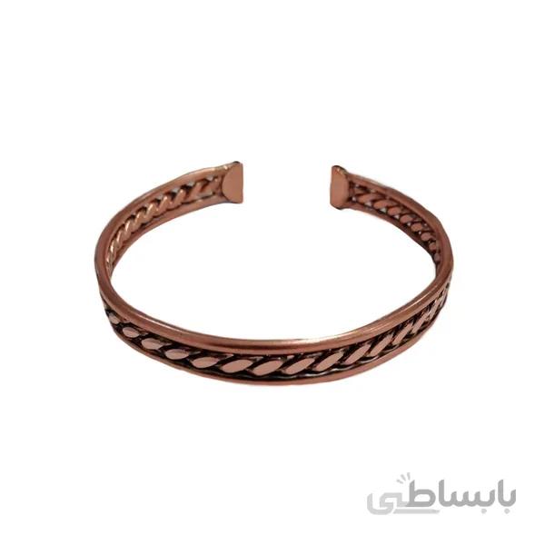 دستبند مسی جدید میلای مدل سیمی کد jw164