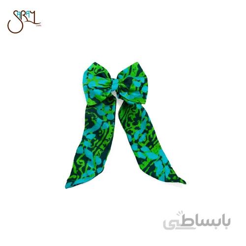 گیره سر پاپیونی با پارچه باتیک مدل 2012