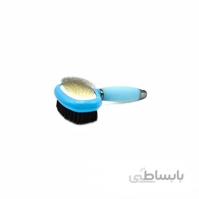 برس دو طرفه دسته ژله ای Dougez مناسب برای سگ و گربه