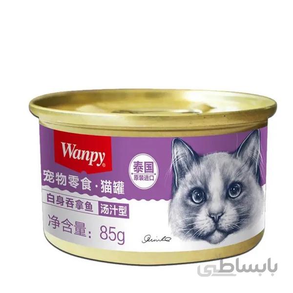 کنسرو گربه با طعم ماهی کاد ونپی – Wanpy Cod Fish
