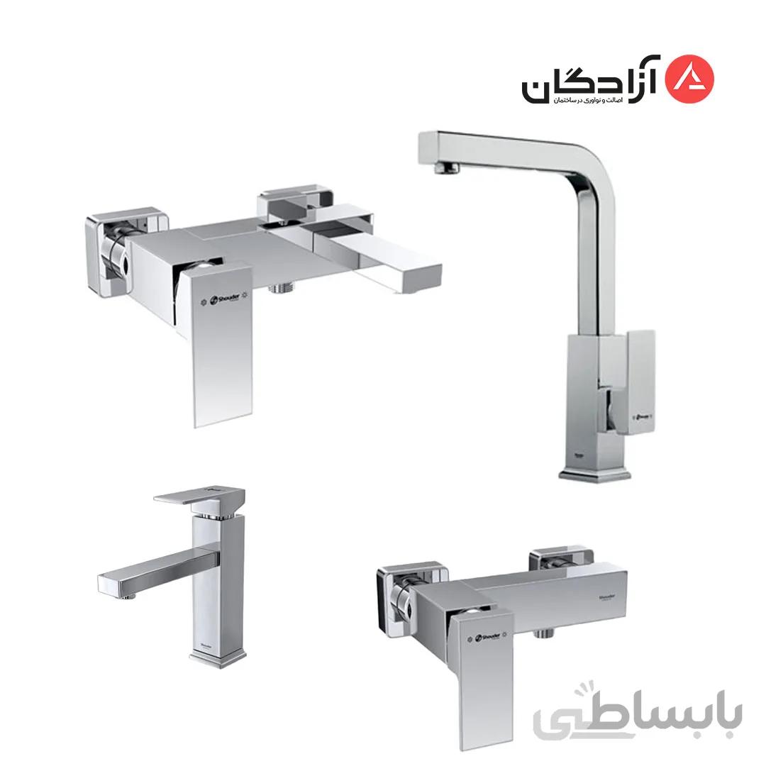 ست شیرآلات اروپا کروم شودر ا Europe Chrome Set