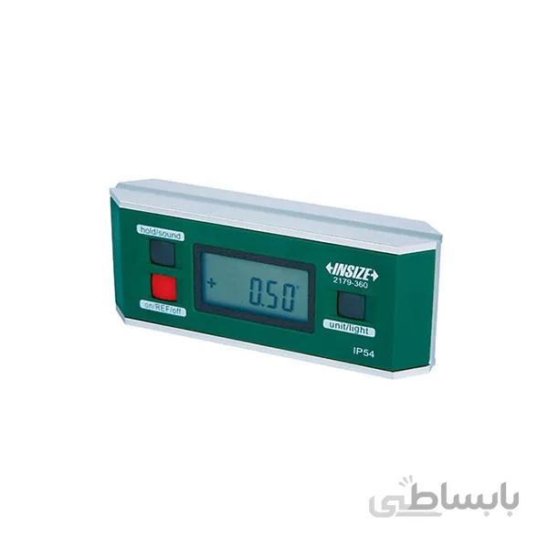 شیب سنج و زاویه سنج دیجیتالی اینسایز 360 درجه مگنتی مدل 360-2179 ا Insize Digital Level And Protractor 2179-360