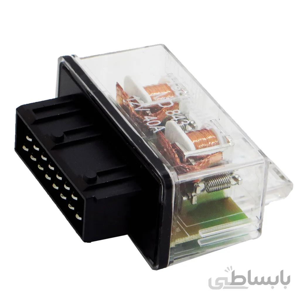 رله دوبل شیشه ای پژو پارس XU7