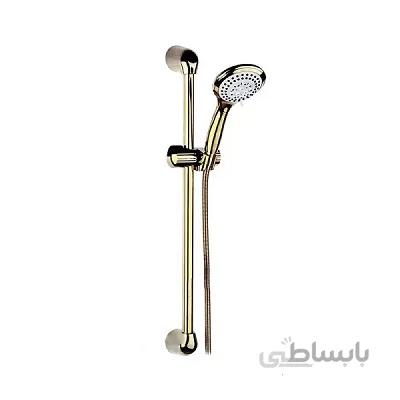 علم دوش یونیکا راسان مدل چند حالته طلایی
