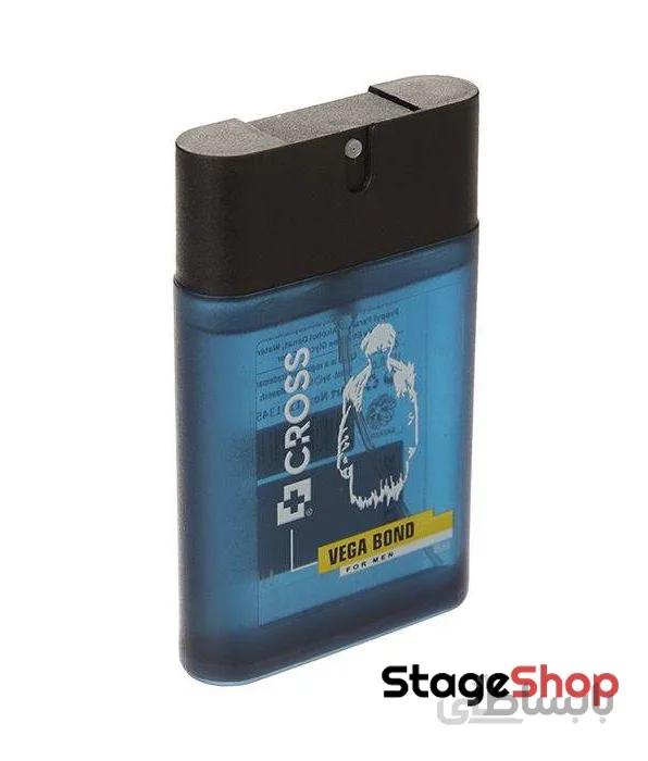 عطر جیبی مردانه کراس مدل Vega Bond حجم 45 میلی لیتر ماندگاری طولانی مدت