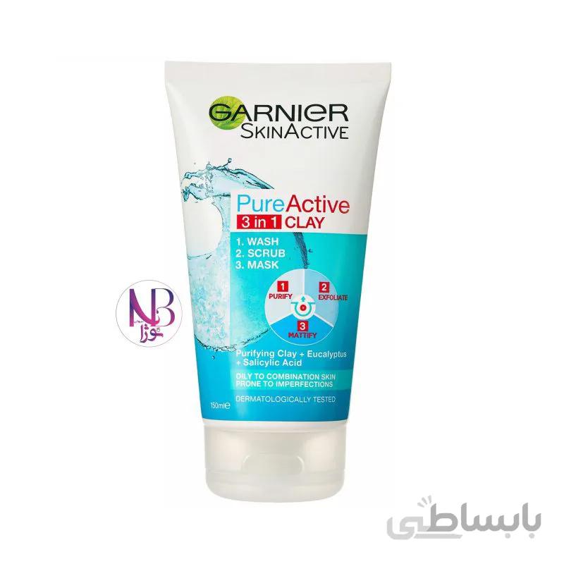 اسکراب و پاک کننده گارنیر Garnier مدل pure active