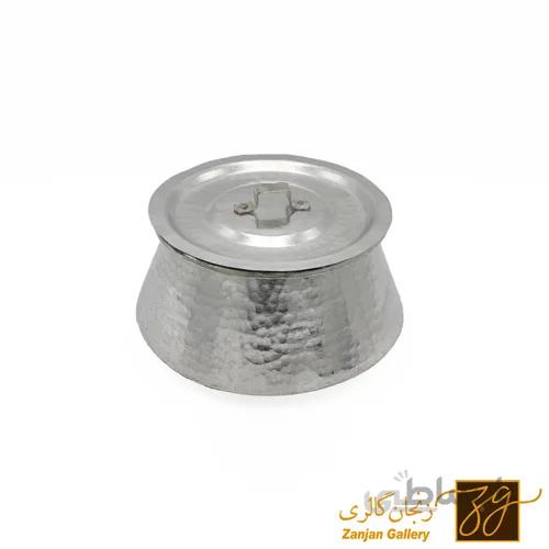 دیگ مسی دورو سفید متوسط