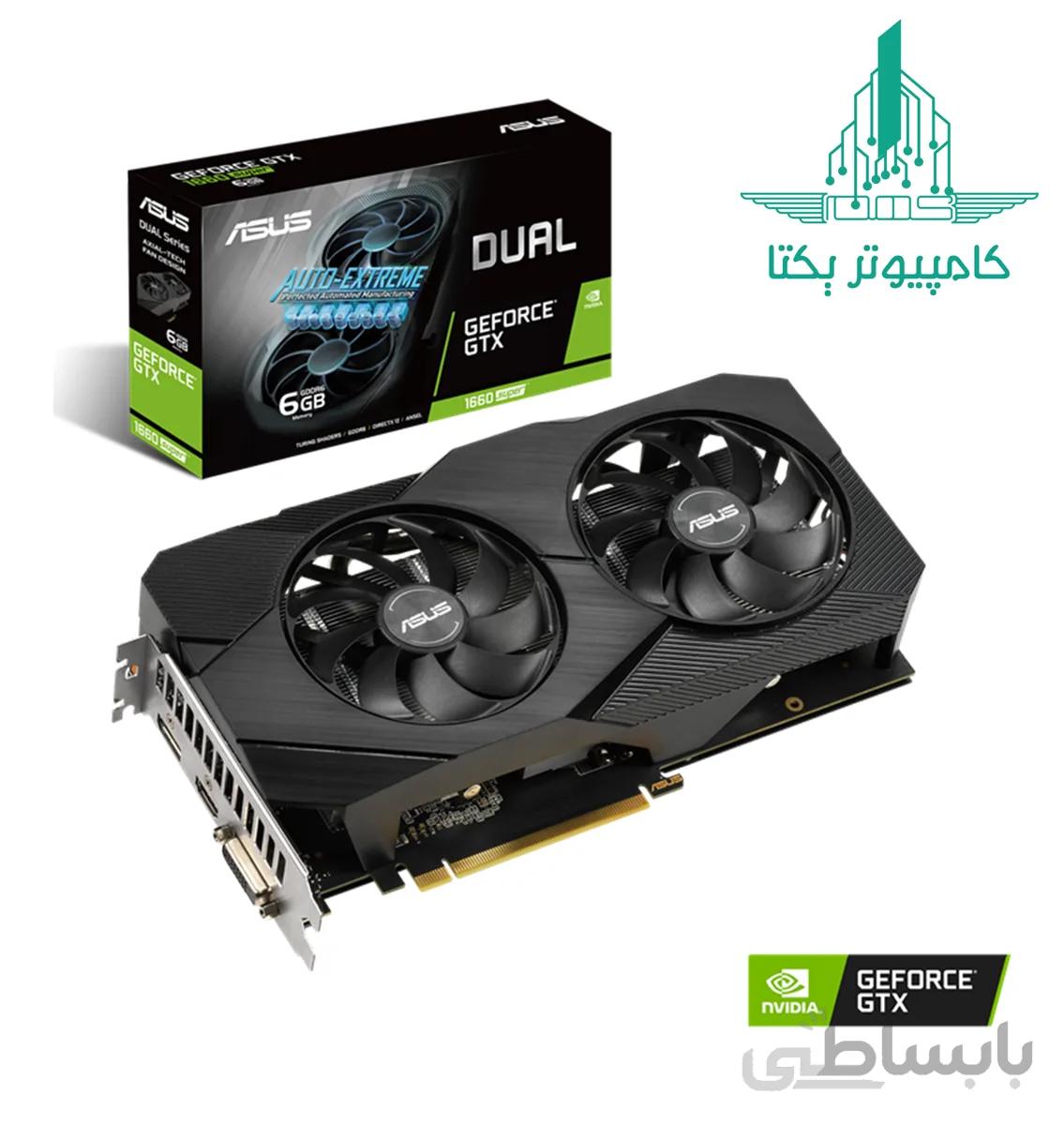 VGA ASUS GTX-1660 DUAL SUPER 6GB DDR6
