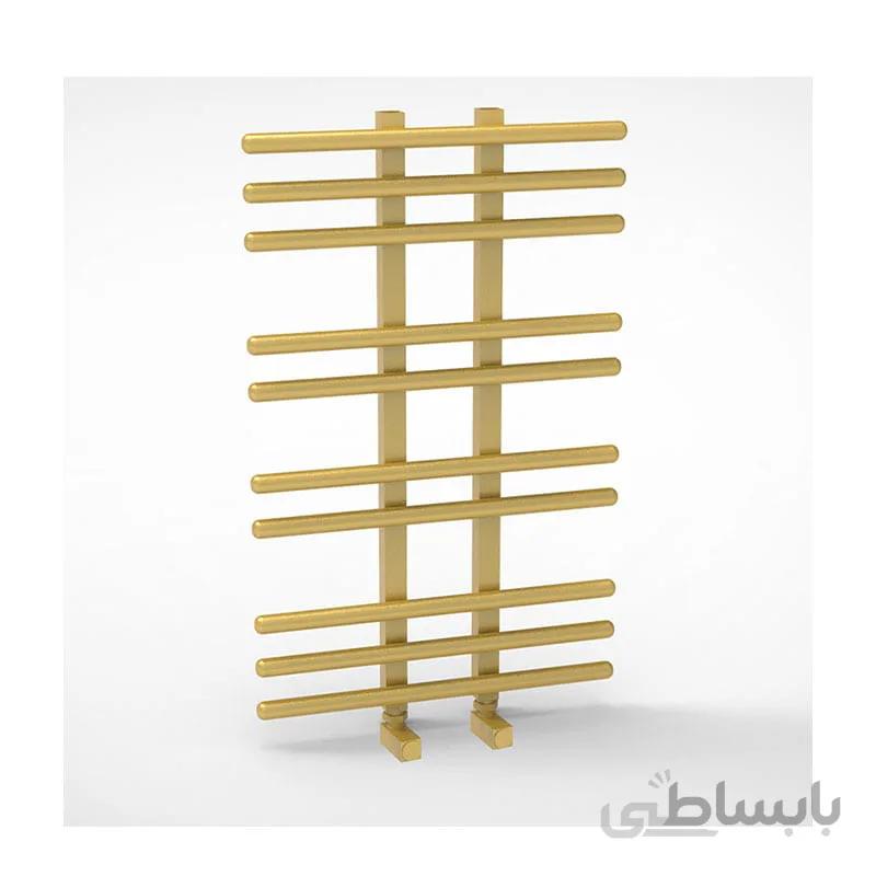حوله خشک کن آلومینیوم طلایی مات دیاموند طرح 4