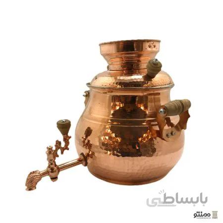 سماور مسی روگازی مدل شکمی