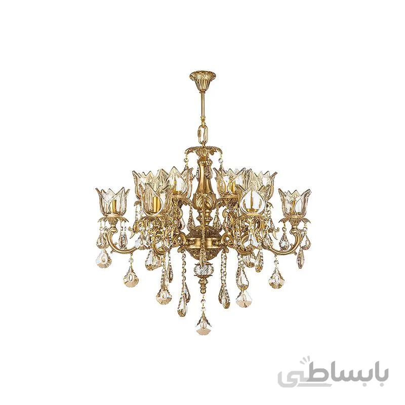 لوستر 12 شعله چشمه نور مدل C2939/6