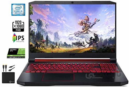 لپ تاپ مخصوص بازی "15.6 ایسر مدل Nitro 5/ پردازنده Intel 4-Core i5-9300H/ رم 8GB DDR4/ هارد 256GB SSD/ کارت گرافیک NVIDIA GeForce GTX 1650