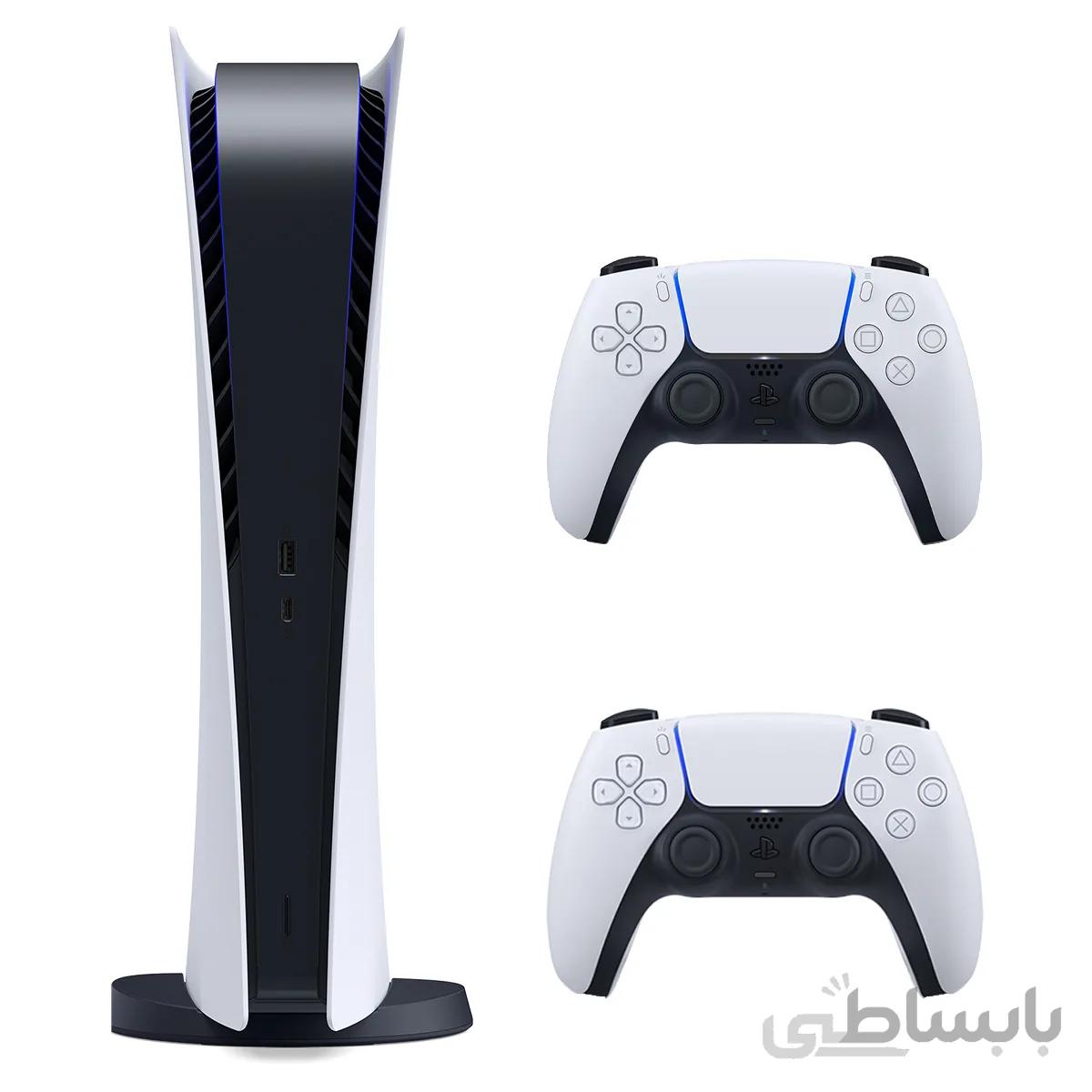 کنسول بازی سونی PS5 Digital | به همراه یک دسته اضافه ا PlayStation 5 Digital + 1 extra controller