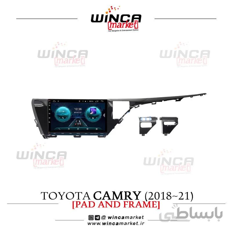 مانیتور اندروید تویوتا کمری 2018-21 S400 پلاس WINCA وینکا مدل RS855
