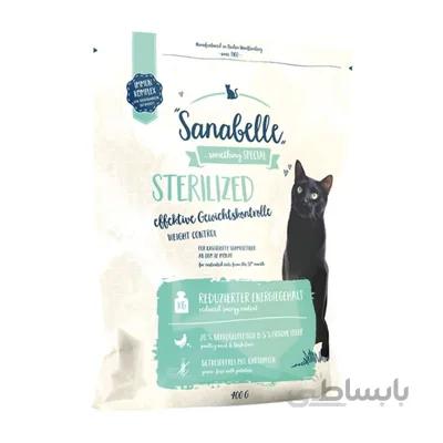 غذای خشک Sanabelle مدل Sterilized مخصوص گربه بالغ تهیه شده از گوشت مرغ و جگر - 2 کیلوگرم