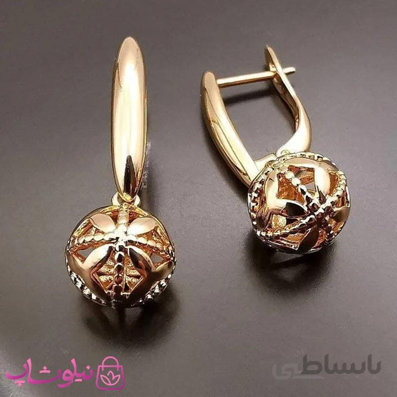 گوشواره اویز ژوپینگ مدل توپی کد 342