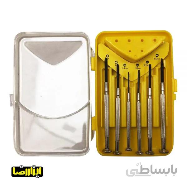 ست 6 عددی پیچ گوشتی ساعتی