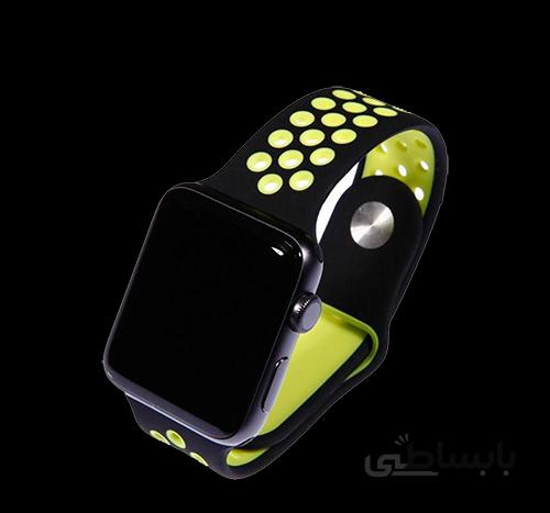 بند سیلیکونی طرح Nike مناسب برای اپل واچ 44/42 میلی متری