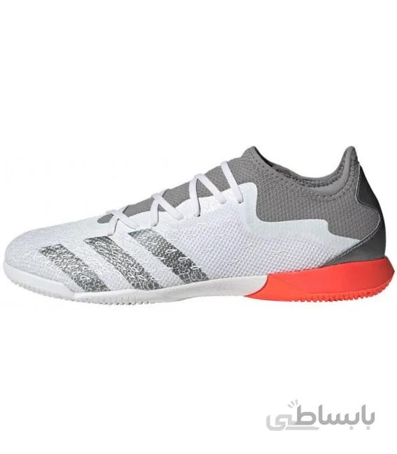 کفش فوتسال آدیداس پردیتور های کپی Adidas Predator Freak .3 White Grey Orange