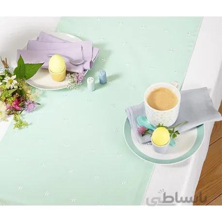 رانر رومیزی طرح دار و گلدوزی شده چیبو