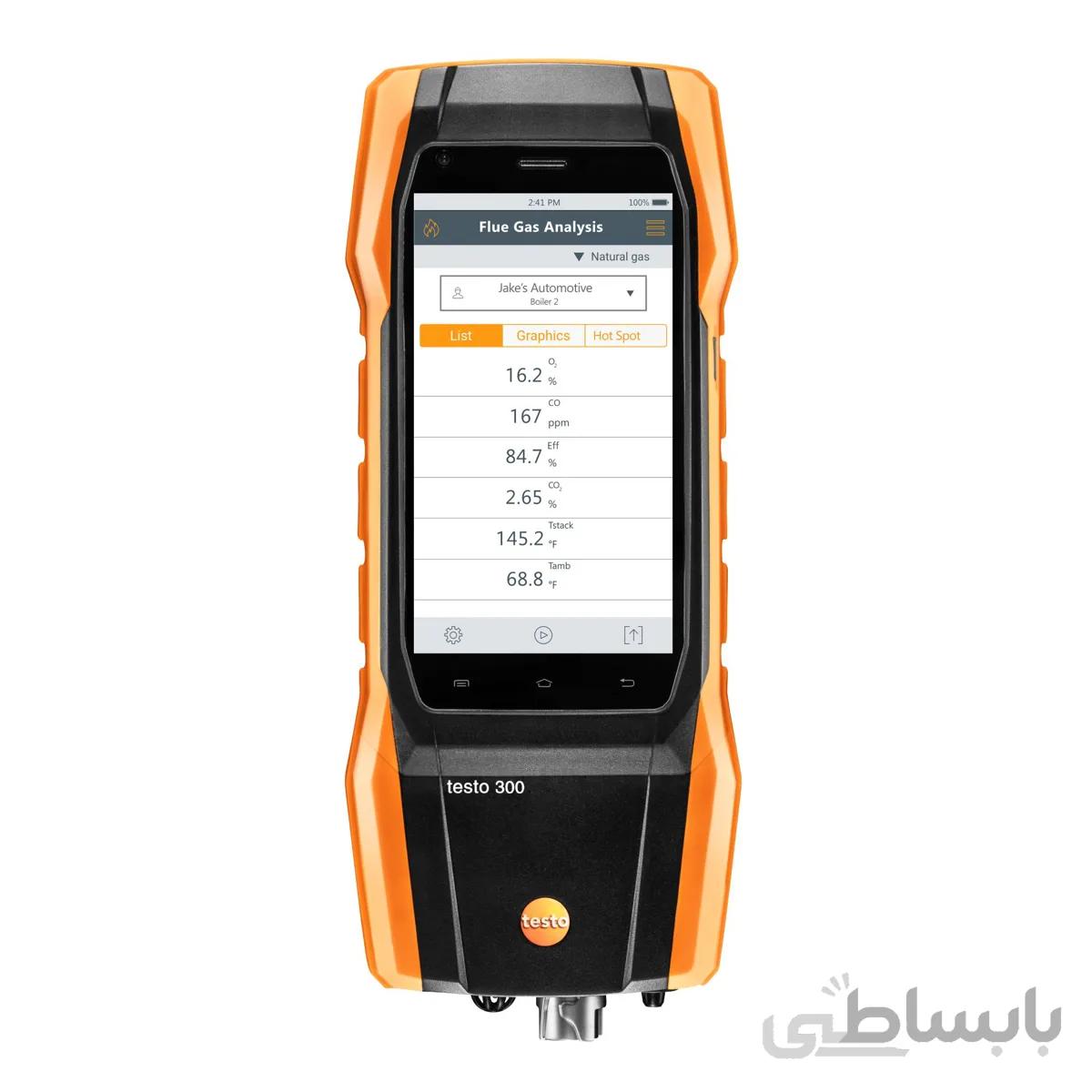 آنالایزر گاز احتراقی تستو Testo 300