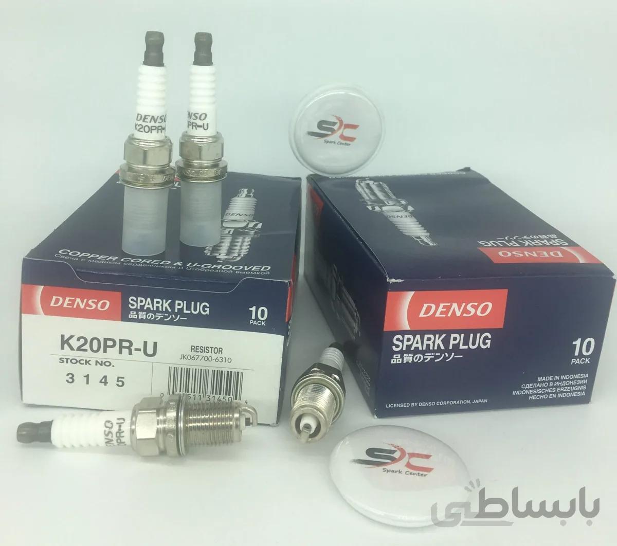 شمع دنسو تک پلاتین پایه کوتاه DENSO K20PRU 3145