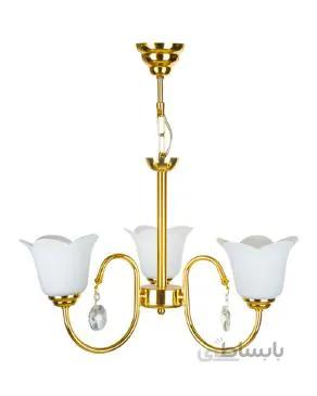 لوستر چشمه نور 3 شعله کد 856 ا Cheshmeh Noor Three Branches 856 Chandelier