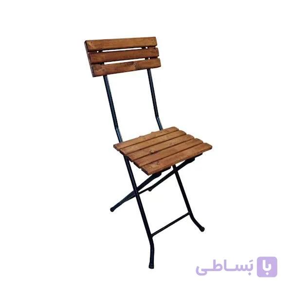صندلی تاشو سفری مدل چوبی