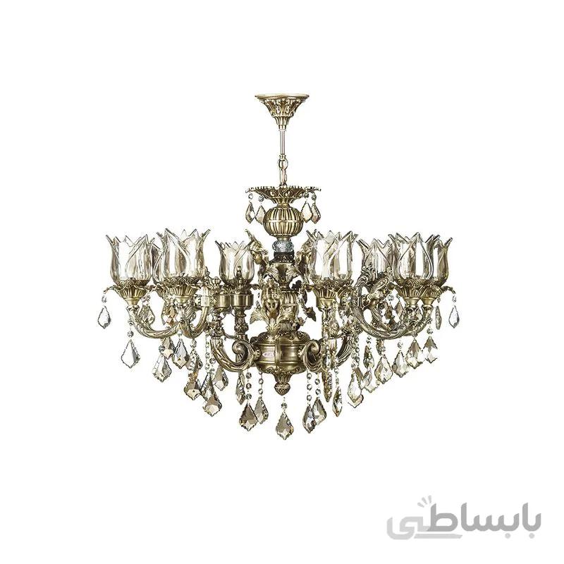 لوستر 8 شعله چشمه نور مدل M3414/4-4-A