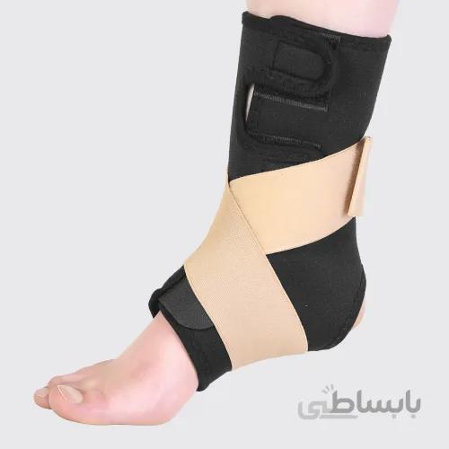 قوزک بند نئوپرن قابل تنظیم طب و صنعت کد 11200 ا Tebosanat Adjustable Neoprene Ankle Support