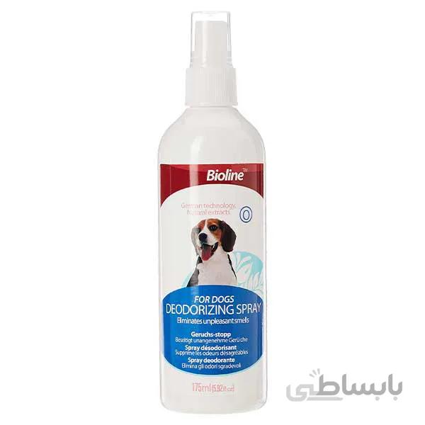 اسپری دئودورانت بایولاین مخصوص سگ 175 میلی لیتر ا Bioline Deodorizing Spray for Dogs 175 ml