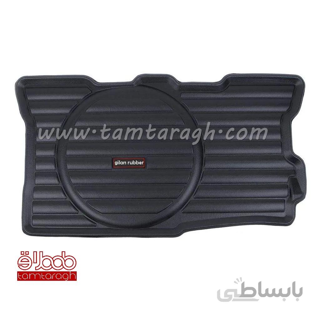 کفپوش سه بعدی چرمی صندوق عقب پراید 111 برند گیلان مدل pd11