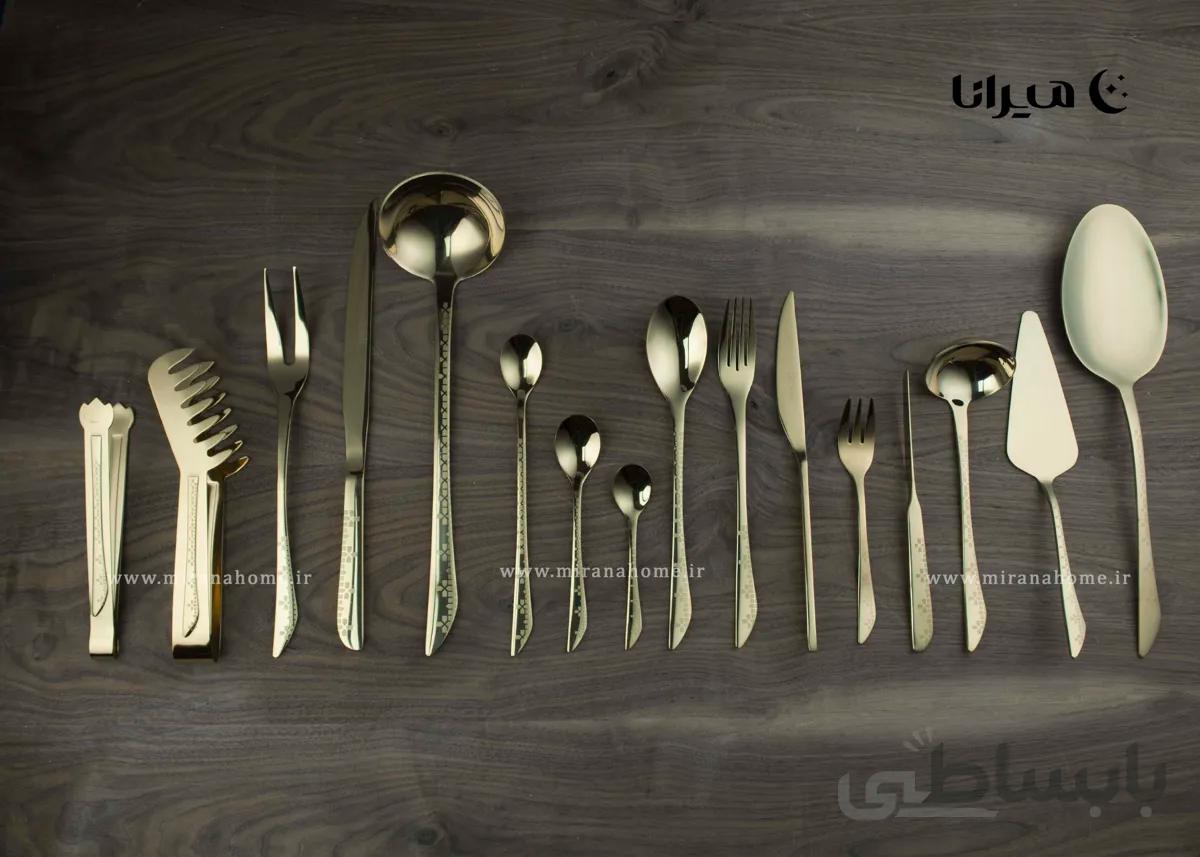 سرویس قاشق و چنگال ۳۰ نفره برند نیکولاس مدل لندن Set-pics