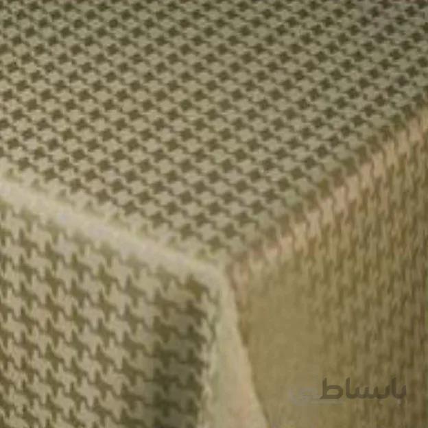 رومیزی ژاگارد گرد قطر 200 طرح کنزو سبز